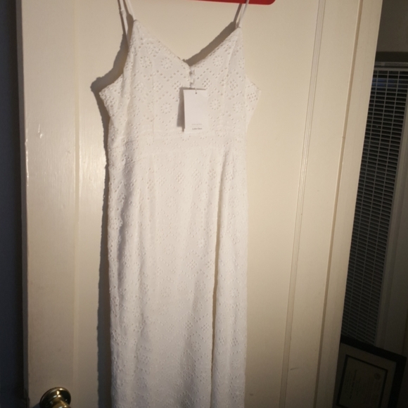 NWT & other stories Eyelet dress white size 12 - Picture 6 of 6